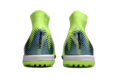 Nike Air Zoom Mercurial Superfly 10 Elite TF Low-Tops Soccer Shoes - Yellow/Black/Blue