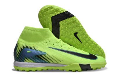 Nike Air Zoom Mercurial Superfly 10 Elite TF Low-Tops Soccer Shoes - Yellow/Black/Blue