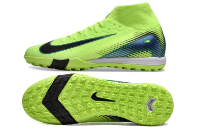 Nike Air Zoom Mercurial Superfly 10 Elite TF Low-Tops Soccer Shoes - Yellow/Black/Blue