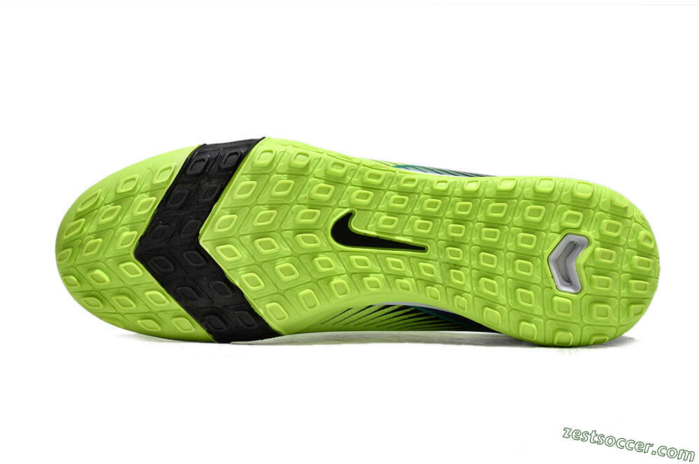 Nike Air Zoom Mercurial Superfly 10 Elite TF Low-Tops Soccer Shoes - Yellow/Black/Blue 6