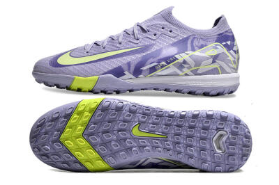 Nike Air Zoom Mercurial Vapor 16 Elite TF Low-Tops Soccer Shoes - Purple/Yellow/White