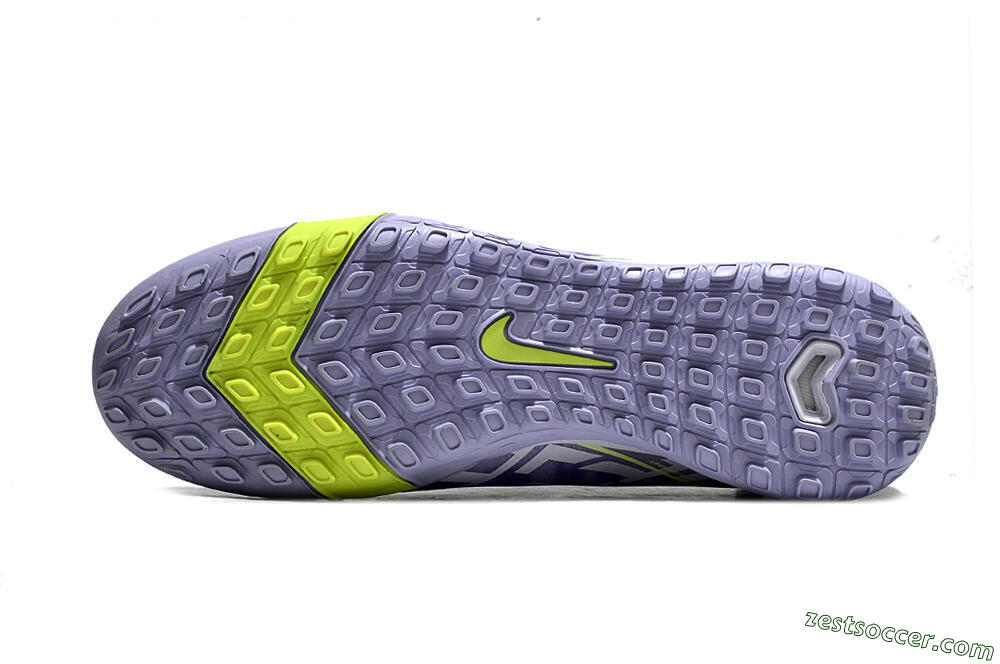 Nike Air Zoom Mercurial Vapor 16 Elite TF Low-Tops Soccer Shoes - Purple/Yellow/White 6