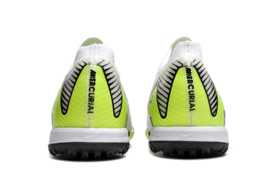 Nike Air Zoom Mercurial Vapor 16 Elite TF Low-Tops Soccer Shoes - White/Black/Yellow