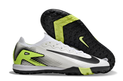 Nike Air Zoom Mercurial Vapor 16 Elite TF Low-Tops Soccer Shoes - White/Black/Yellow