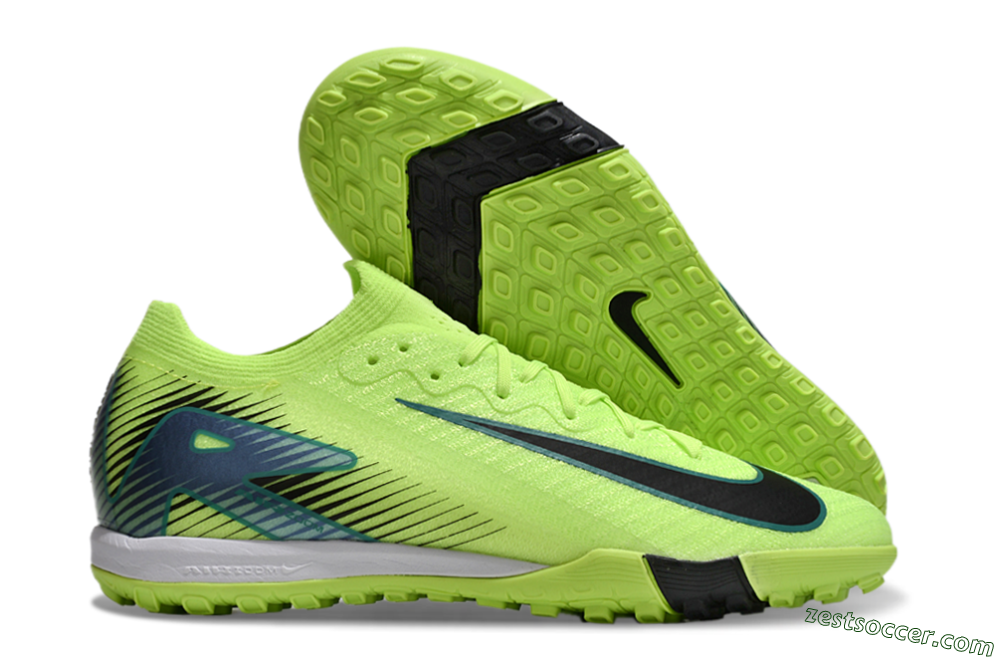 Nike Air Zoom Mercurial Vapor 16 Elite TF Low-Tops Soccer Shoes - Yellow/Black/Blue 0