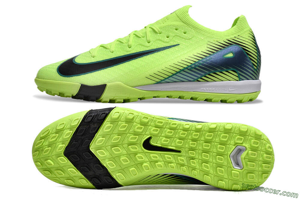 Nike Air Zoom Mercurial Vapor 16 Elite TF Low-Tops Soccer Shoes - Yellow/Black/Blue 1