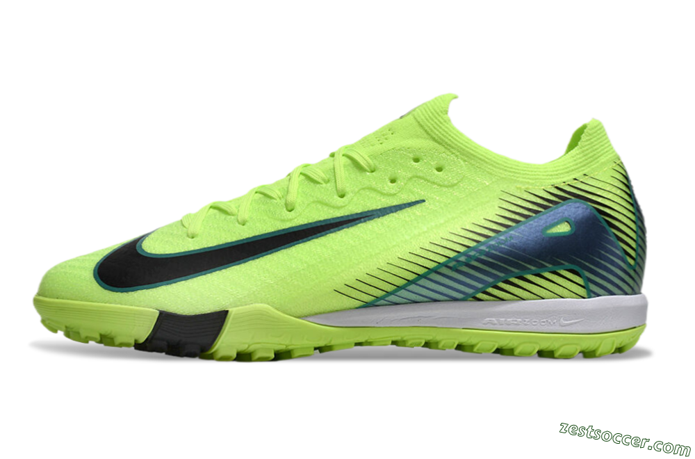 Nike Air Zoom Mercurial Vapor 16 Elite TF Low-Tops Soccer Shoes - Yellow/Black/Blue 2