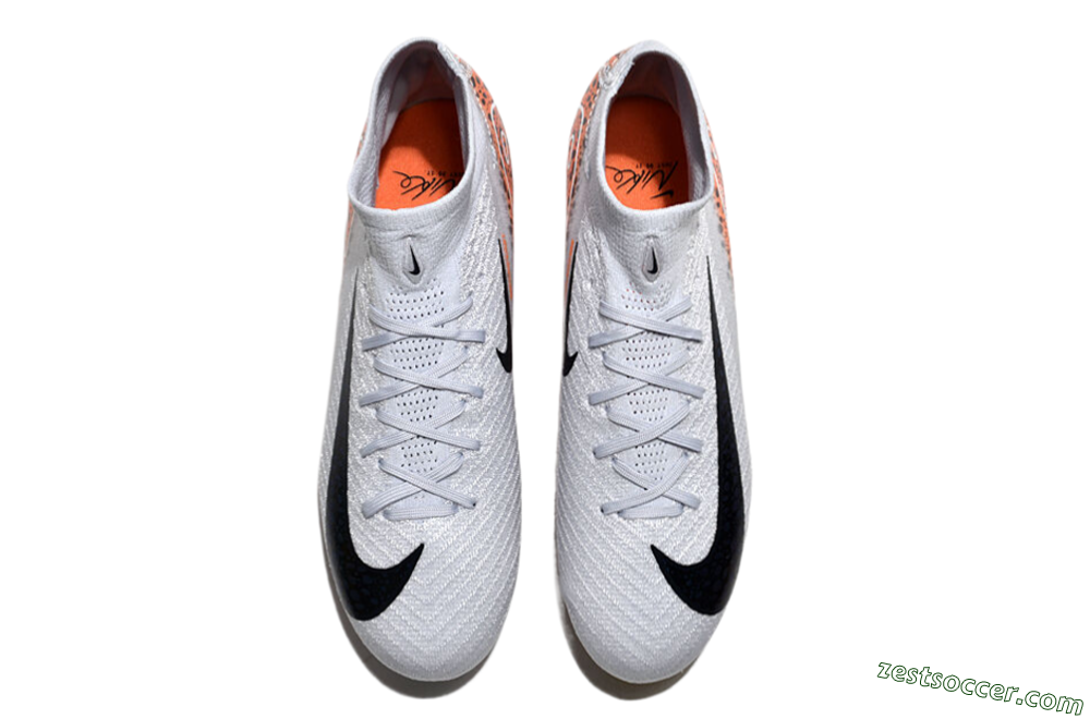 Nike Air Zoom Mercurial Superfly 10 Elite AG High-Tops Soccer Cleats - Grey/White/Leopard 4