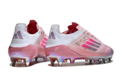 Adidas F50 Elite 304 SG Low-Tops Soccer Cleats - Pink/Gold/White