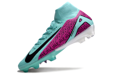 Nike Air Zoom Mercurial Superfly 10 Elite FG High-Tops Soccer Cleats - Jade/Black/Purple
