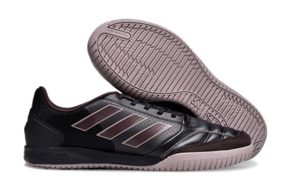 Adidas Top Sala Competition IC Low-Tops Soccer Shoes - Black/Brown/Pink