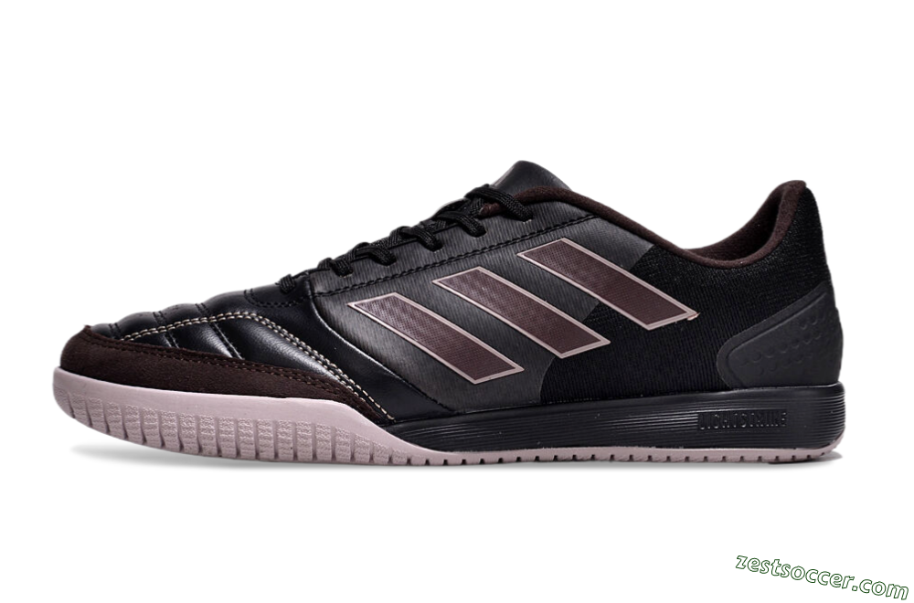 Adidas Top Sala Competition IC Low-Tops Soccer Shoes - Black/Brown/Pink 2