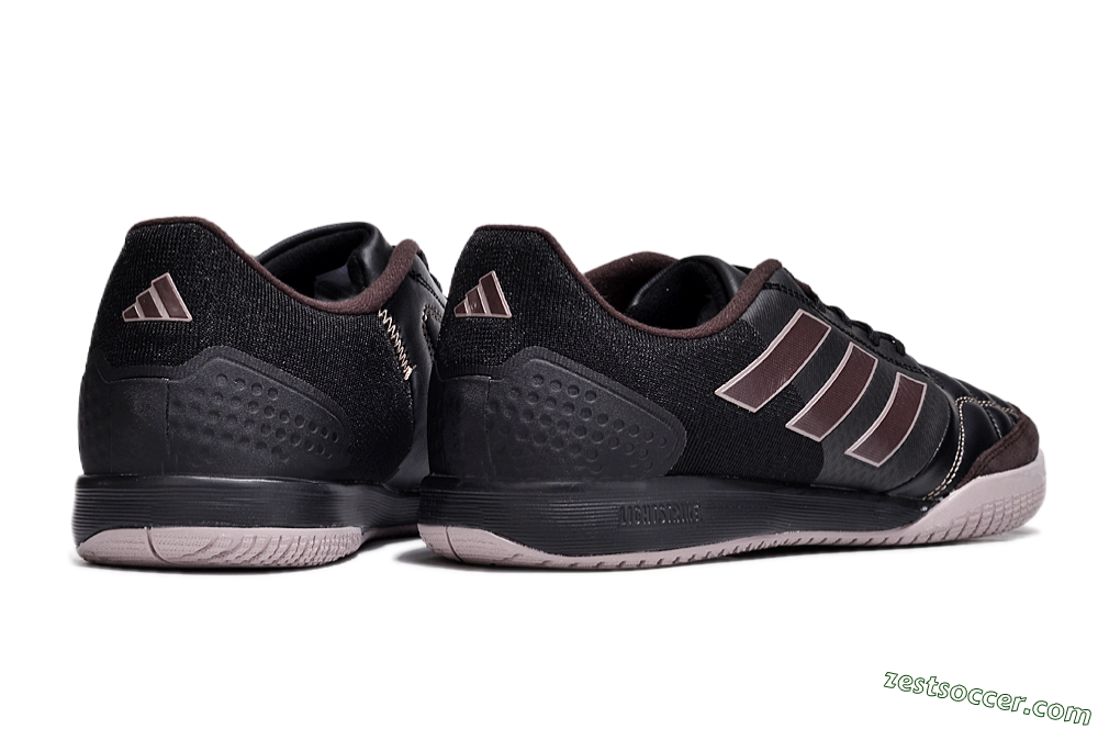 Adidas Top Sala Competition IC Low-Tops Soccer Shoes - Black/Brown/Pink 6