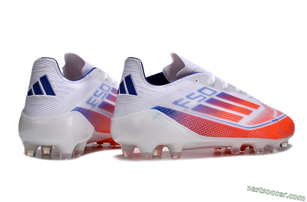 Adidas F50 Elite AG Low-Tops Soccer Cleats - Red/White/Blue 7