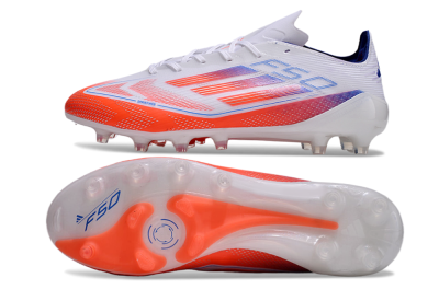 Adidas F50 Elite AG Low-Tops Soccer Cleats - Red/White/Blue