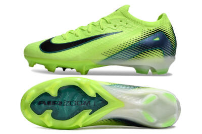 Nike Air Zoom Mercurial Vapor 16 Elite FG Low-Tops Soccer Cleats - Yellow/Green/Blue