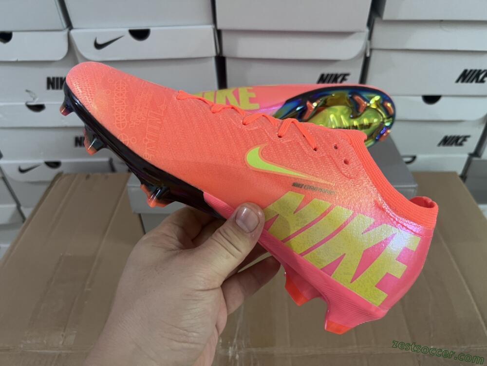 Nike Air Zoom Mercurial Vapor 16 Elite FG Low-Tops Soccer Cleats - Orange/Yellow/Black