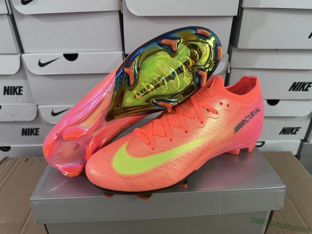 Nike Air Zoom Mercurial Vapor 16 Elite FG Low-Tops Soccer Cleats - Orange/Yellow/Black