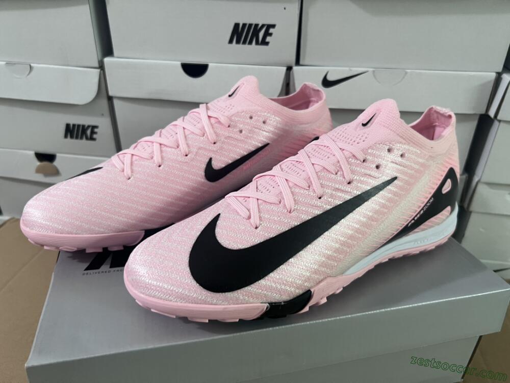 Nike Air Zoom Mercurial Vapor 16 Elite TF Low-Tops Soccer Shoes - Pink/Black/White