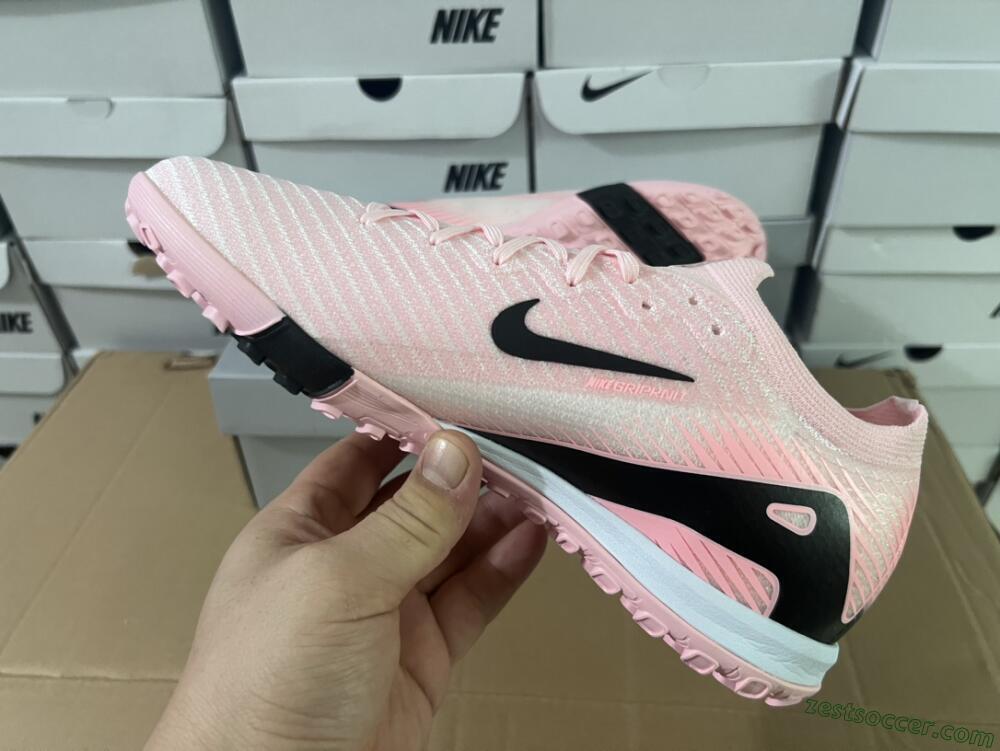 Nike Air Zoom Mercurial Vapor 16 Elite TF Low-Tops Soccer Shoes - Pink/Black/White