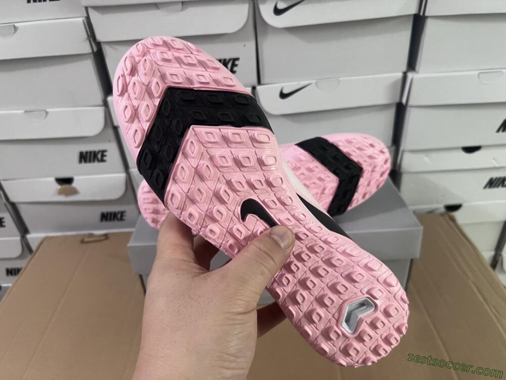Nike Air Zoom Mercurial Superfly 10 Elite TF High-Tops Soccer Shoes - Pink/White/Black