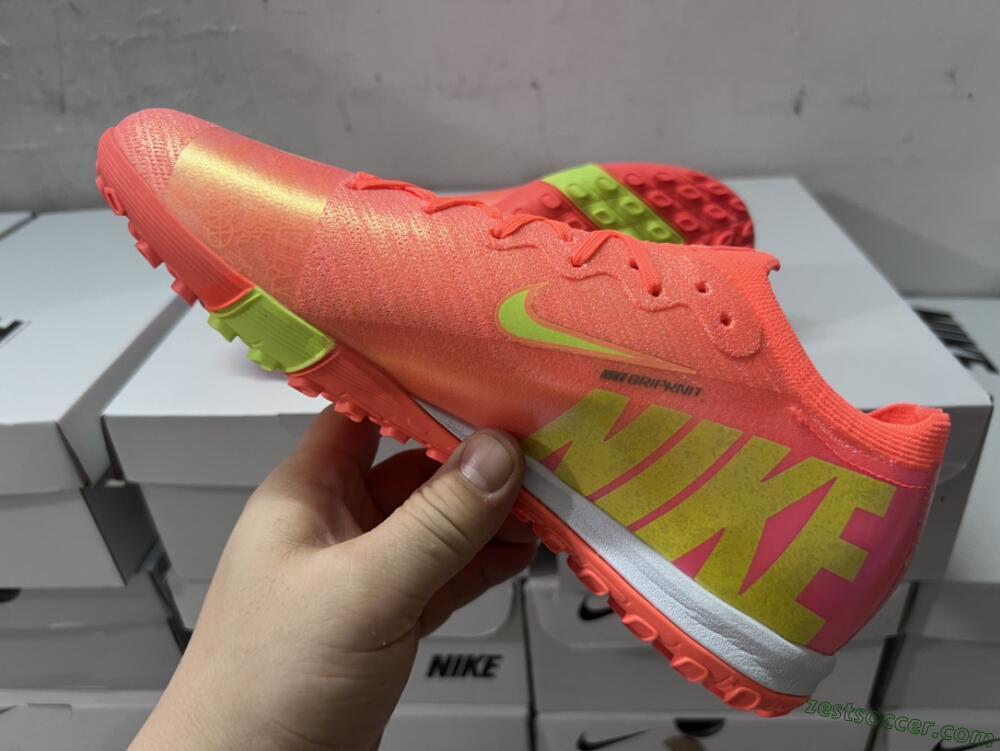 Nike Air Zoom Mercurial Vapor 15 Elite TF Low-Tops Soccer Shoes - Red/Yellow/White