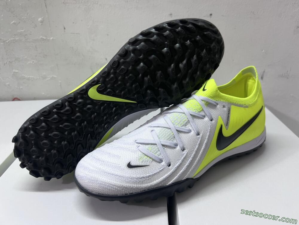 Nike Phantom Luna Elite TF Low-Tops Soccer Shoes - Grey/Yellow/Black