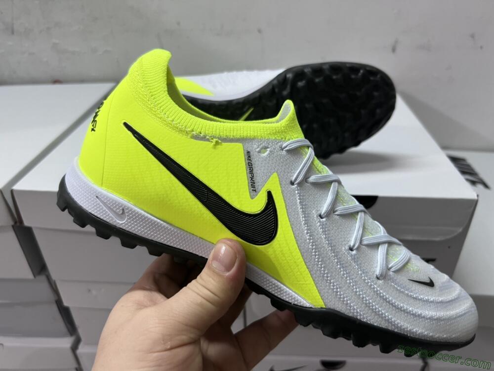Nike Phantom Luna Elite TF Low-Tops Soccer Shoes - Grey/Yellow/Black