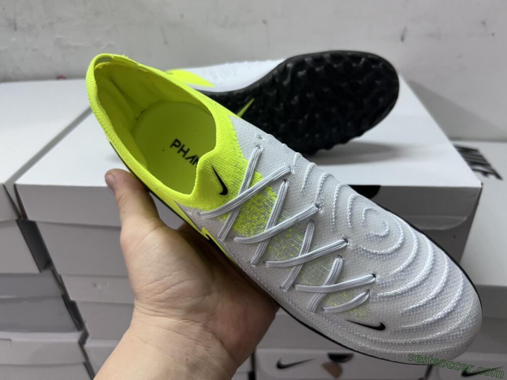 Nike Phantom Luna Elite TF Low-Tops Soccer Shoes - Grey/Yellow/Black