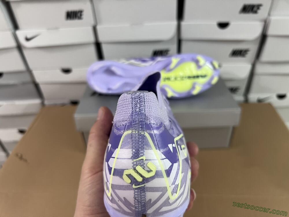 Nike Air Zoom Mercurial Vapor 16 Elite FG Low-Tops Soccer Cleats - Purple/Yellow/White