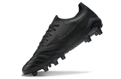Mizuno Morelia Neo 3 FG Low-Tops Soccer Cleats - Black/Black