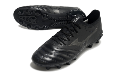 Mizuno Morelia Neo 3 FG Low-Tops Soccer Cleats - Black/Black