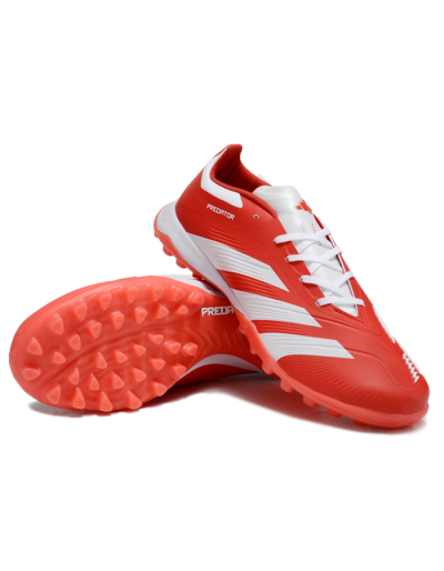 Adidas Predator 24 Elite TF Low-Tops Soccer Shoes - Red/White