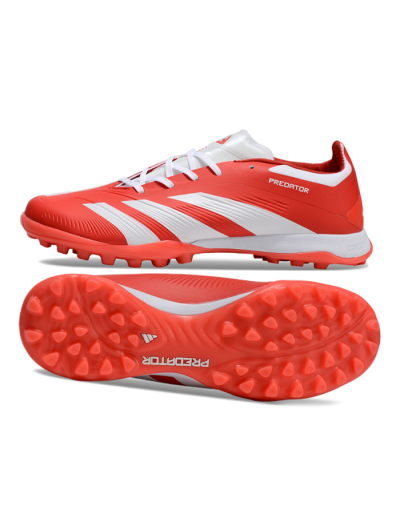 Adidas Predator 24 Elite TF Low-Tops Soccer Shoes - Red/White