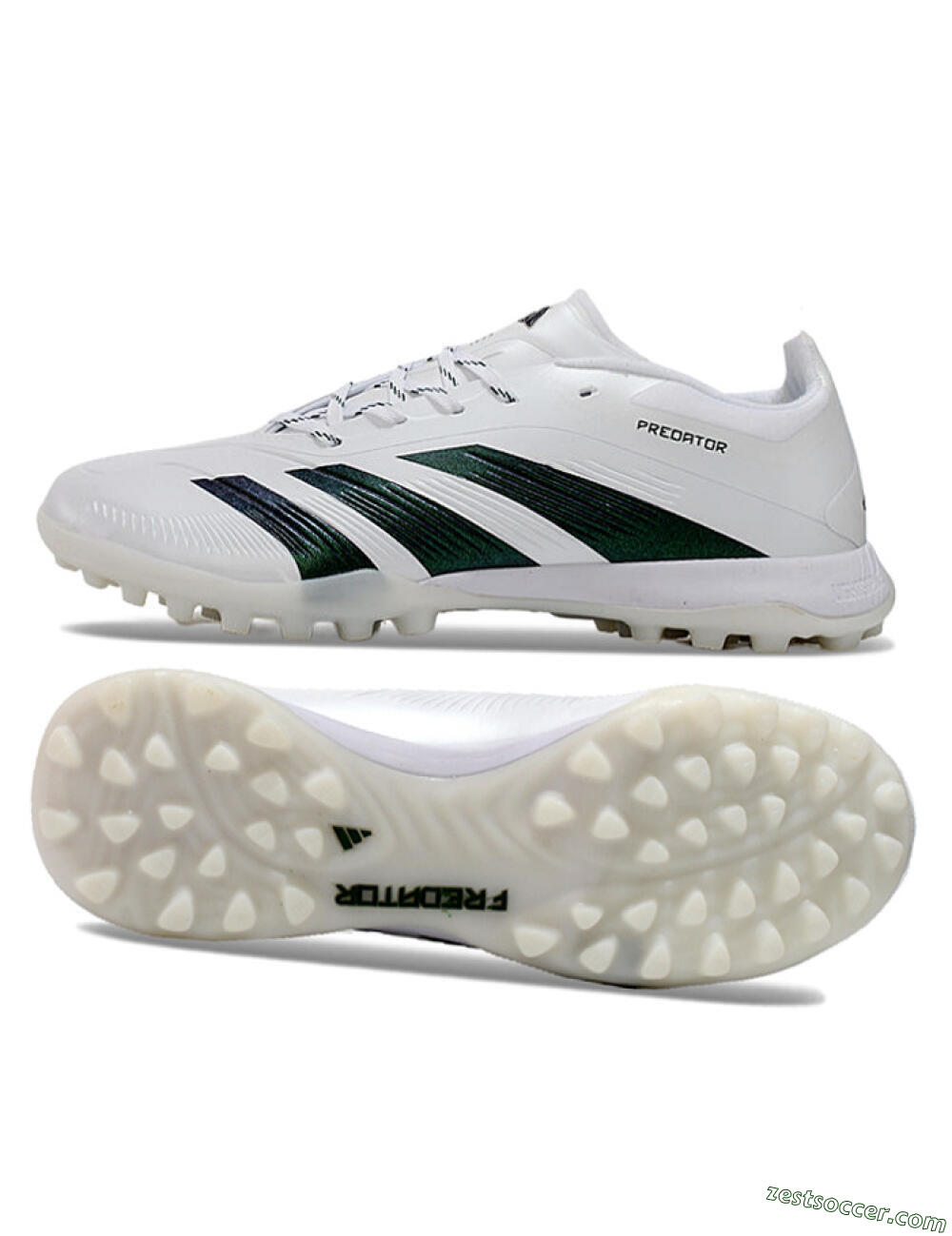 Adidas Predator 24 Elite TF Low-Tops Soccer Shoes - White/Black 1
