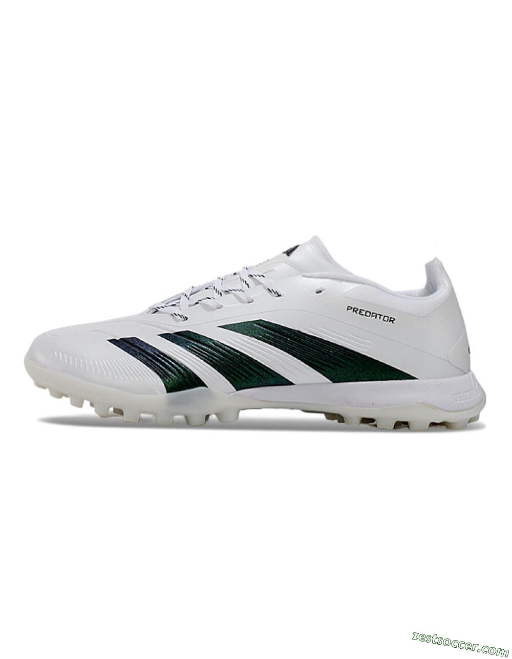 Adidas Predator 24 Elite TF Low-Tops Soccer Shoes - White/Black 2