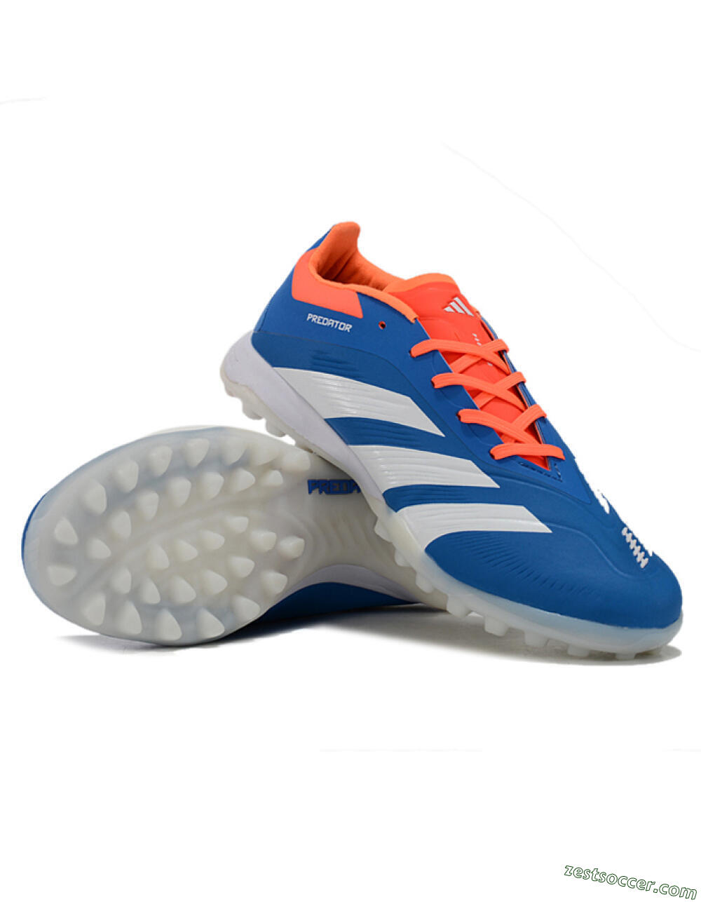 Adidas Predator 24 Elite TF Low-Tops Soccer Shoes - Blue/White/Red 3