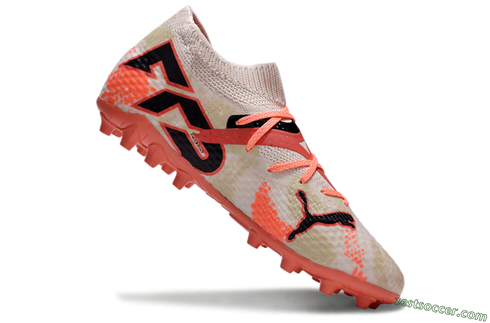 Puma Future Ultimate MG Low-Tops Soccer Cleats - Pink/Red/Black 4