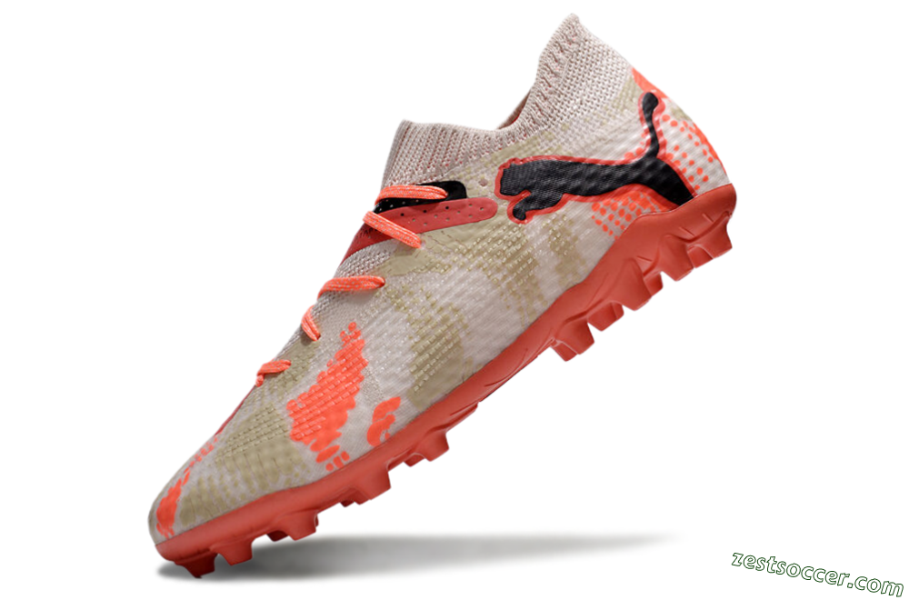 Puma Future Ultimate MG Low-Tops Soccer Cleats - Pink/Red/Black 5