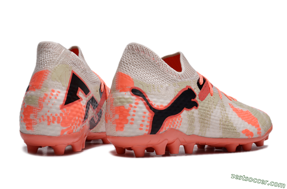 Puma Future Ultimate MG Low-Tops Soccer Cleats - Pink/Red/Black 6