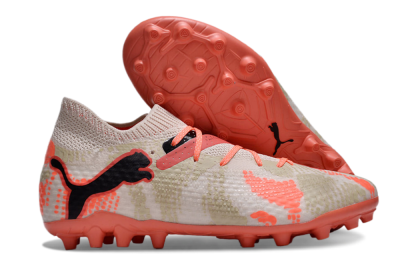 Puma Future Ultimate MG Low-Tops Soccer Cleats - Pink/Red/Black