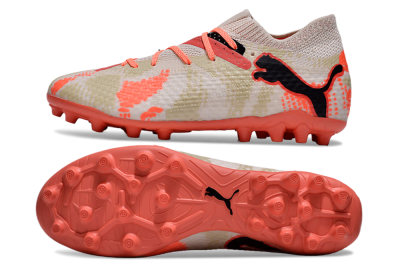 Puma Future Ultimate MG Low-Tops Soccer Cleats - Pink/Red/Black