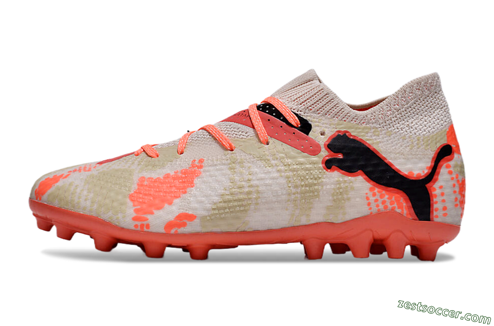 Puma Future Ultimate MG Low-Tops Soccer Cleats - Pink/Red/Black 2