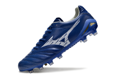 Mizuno Morelia Neo 4 FG Low-Tops Soccer Cleats - Blue/White/Gold
