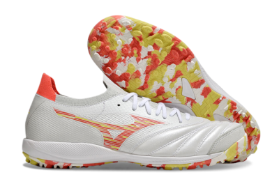 Mizuno Morelia Neo Sala M8 TF Low-Tops Soccer Shoes - White/Red/Yellow