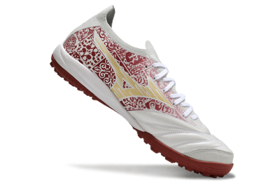 Mizuno Morelia Neo Sala M8 TF Low-Tops Soccer Shoes - White/Red/Yellow