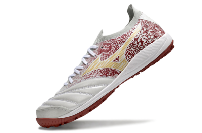 Mizuno Morelia Neo Sala M8 TF Low-Tops Soccer Shoes - White/Red/Yellow