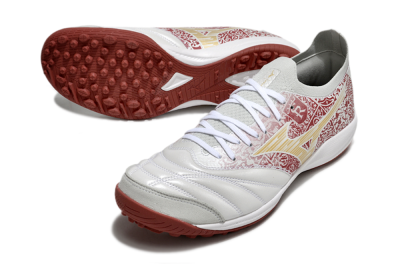Mizuno Morelia Neo Sala M8 TF Low-Tops Soccer Shoes - White/Red/Yellow