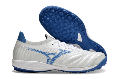 Mizuno Morelia Neo Sala M8 TF Low-Tops Soccer Shoes - Beige/Blue/White