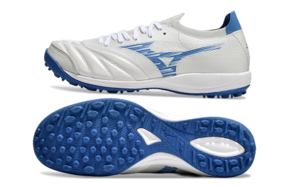 Mizuno Morelia Neo Sala M8 TF Low-Tops Soccer Shoes - Beige/Blue/White